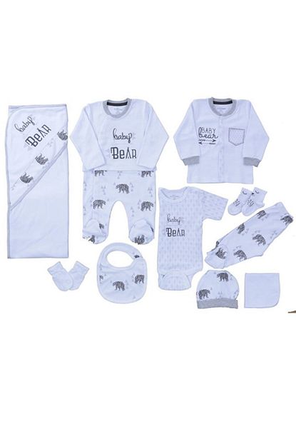 Aziz Bebe Erkek Bebek Baby Bear 10 Lu Hastane Cikisi 10162 Trendyol