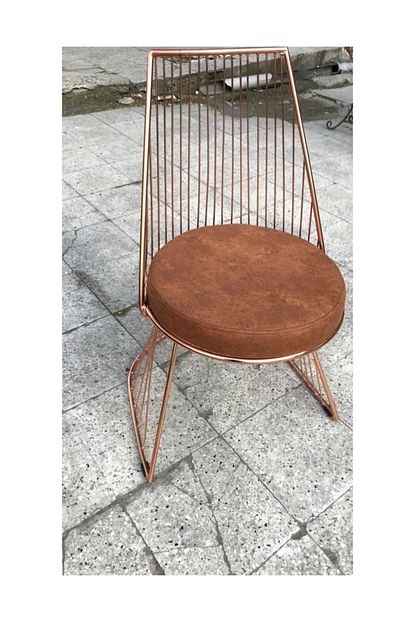Bengi Ticaret Bengi Sandalye Celik Bronz Kaplama 1 Adet Trendyol