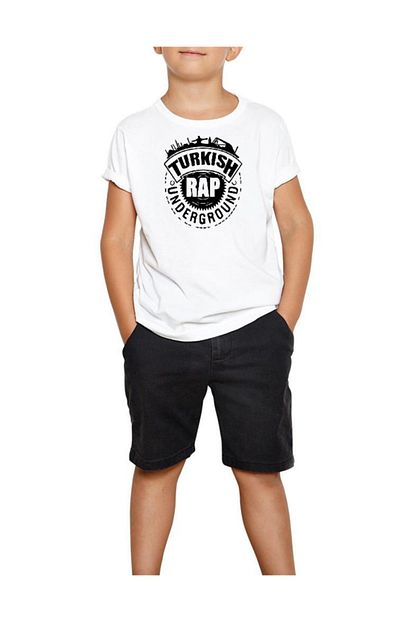 Zepplin Giyim Erkek Cocuk Beyaz Turkce Rap Tisort Trendyol