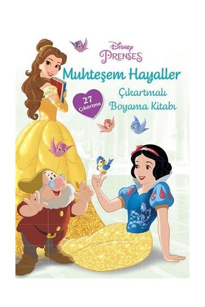 Dogan Egmont Yayincilik Disney Prenses Muhtesem Hayaller Cikartmali Boyama Kitabi Trendyol