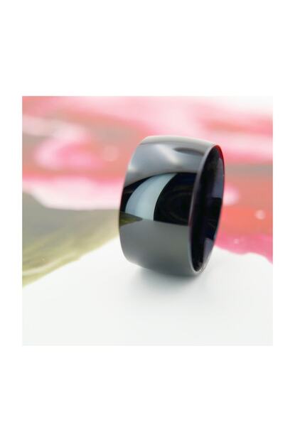 Victory 12 Mm Bombeli Siyah Celik Yuzuk Trendyol
