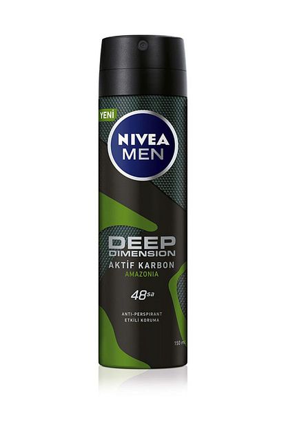 nivea deep dimension amazonia erkek deodorant 150 ml fiyati yorumlari trendyol