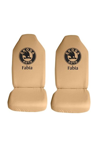 modatools skoda fabia ozel araba oto koltuk kilifi on arka takim bej krem penye araca ozel baskili fiyati yorumlari trendyol