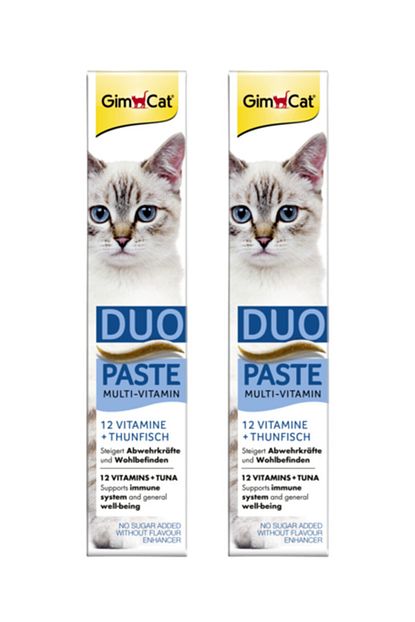 Gimcat Duo Paste Ton Balikli 12 Vitaminli Kedi Macunu 50 Gr X 2 Adet 100 Gr Trendyol