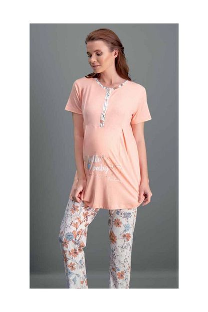 Pierre Cardin 7571 Somon Hamile Lohusa Pijama Takimi Trendyol