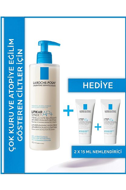 la roche posay cok kuru ve atopiye egilim gosteren ciltler icin temizleyici kis seti 8681689318147 fiyati yorumlari trendyol