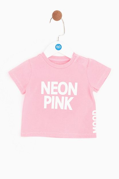 Bg Baby Kiz Bebek Pembe T Shirt Trendyol