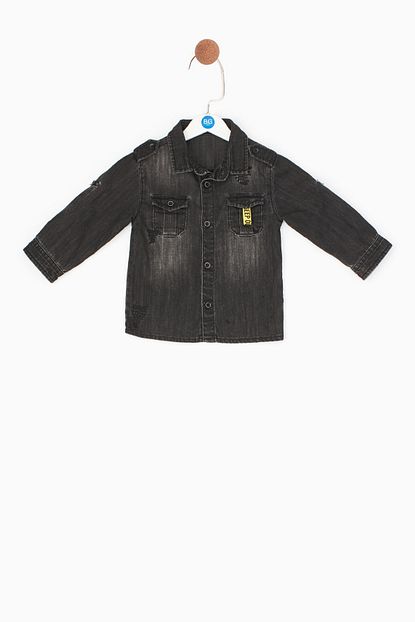Bg Baby Erkek Bebek Jean Gomlek Trendyol