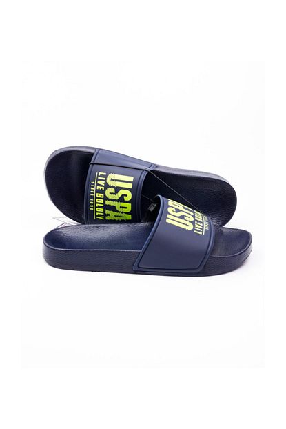 U S Polo Assn Gusty Lacivert Erkek Terlik Lacivert 40 Trendyol