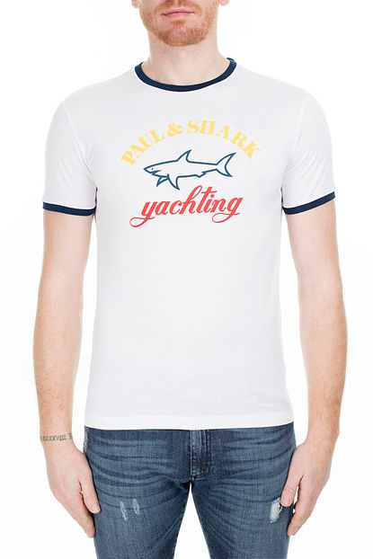 Paul Shark Paul Shark Slim Fit T Shirt Erkek T Shirt E18p1020sf 010 Trendyol