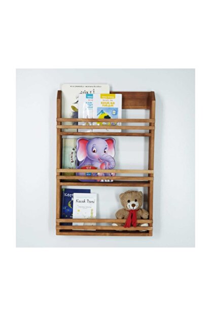 Enmax Ahsap Bebek Cocuk Odasi Montessori Kitaplik Uc Katli Duvar Rafi Trendyol