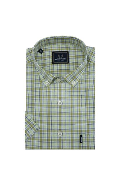 Abbate Kisa Kollu Gomlek Erkek Gomlek 1gm72kk0772r 801 Trendyol