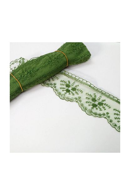 Gelincimhersey Yesil Renk Ev Tekstili Ceyiz Susleme Icin Dantel Tul Gupur Trendyol