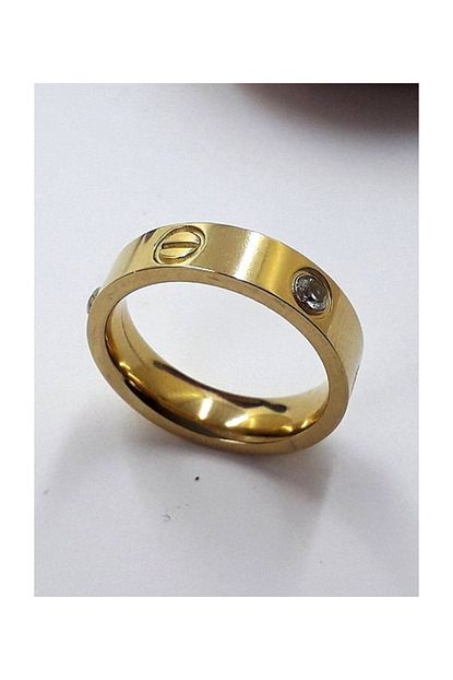 Bin1gecem Taki Yeni Trend Paslanmaz Celik Tasli Bayan Cartier Yuzuk Trendyol