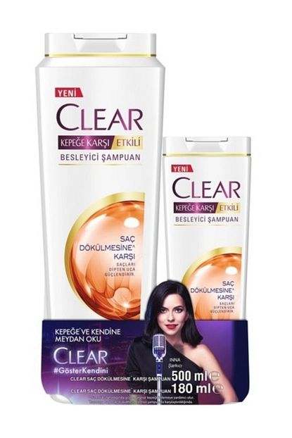 clear sac dokulmesine karsi sampuan 550 180 ml ikili paket fiyati yorumlari trendyol