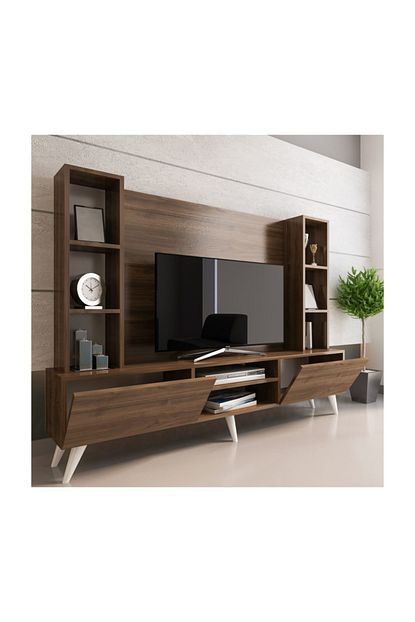 Evbingo Zirve Tv Unitesi Ceviz X251 Trendyol