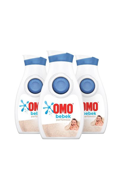 omo bebek parfumsuz hassas ciltler icin sivi camasir deterjani 900 ml 18 yikama 3 lu paket fiyati yorumlari trendyol