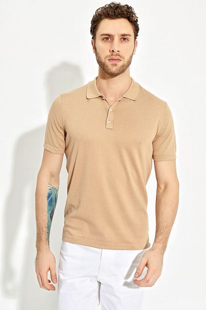 Chuba Taba Erkek Polo Yaka Triko T Shirt Trendyol