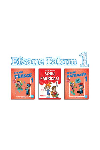Kirmizi Beyaz Yayinlari Kirmizi Beyaz Yayinlar 1 Sinif Efsane Set Trendyol