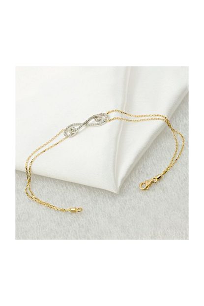 Favori Gold Sonsuzluk 14 Ayar Altin Bileklik Trendyol