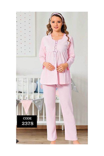 Alimer Hamile Lohusa Pijama Takimi 3 Parca Trendyol