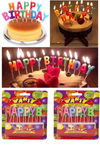 True Touch Dogum Gunu Pastasi Mumu Happy Birtday Mum X 2 Paket 13 Adet X 2 Trendyol
