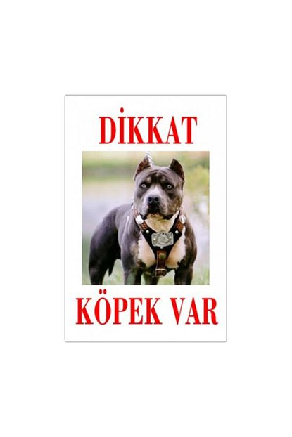 Pet Tag Art Kisiye Ozel Dikkat Kopek Var Uyari Levhasi Trendyol