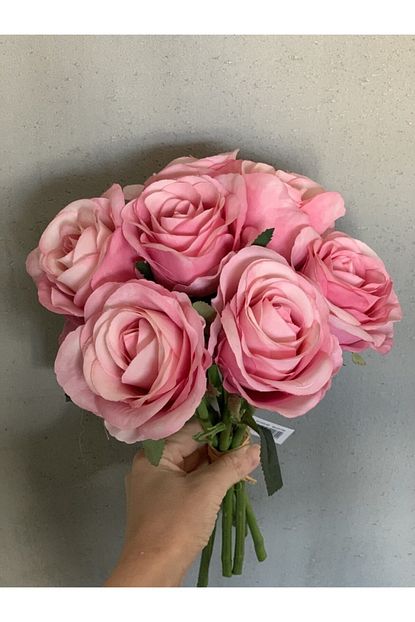 Braya Fleur Yapay Koyu Pembe Gul Demeti Trendyol