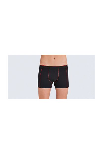 Baykar 4 Adet Likrali Erkek Boxer Siyah 113002 Trendyol