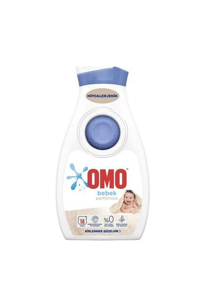 Omo 18 Yikama Bebek Parfumsuz Hassas Ciltler Icin Sivi Camasir Deterjani Trendyol