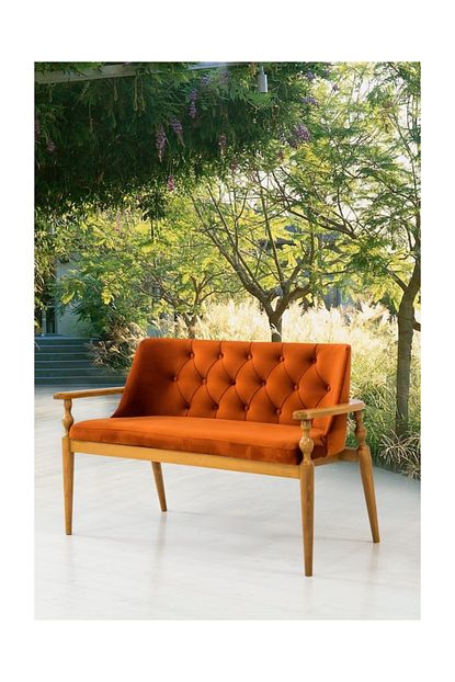 Galore Goods Laranja Ikili Ahsap Sandalye Trendyol