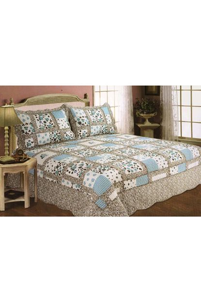 Elfin Patchwork Cift Kisilik Yatak Ortusu Erdek Trendyol