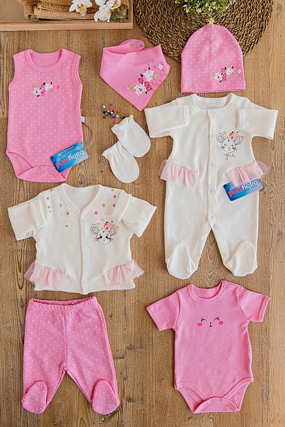 Babymod Minik Fare Kiz Bebek Hastane Cikisi Bebek Takimi Trendyol