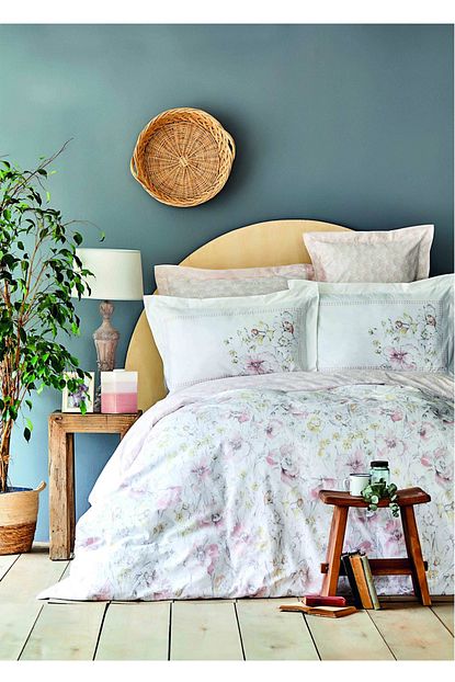 Karaca Home Neos Mavi Cift Kisilik Nevresim Takimi Trendyol