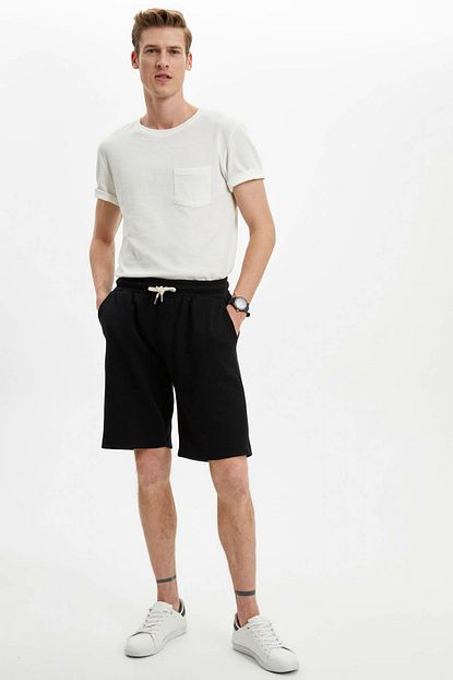 Defacto Erkek Siyah Slim Fit Sort N0641az 20sp Bk27 Trendyol
