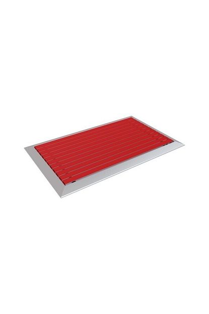 Arfen Kaucuk Ust Yuzeyli Aluminyum Kirmizi Paspas 50x80 Cm Trendyol