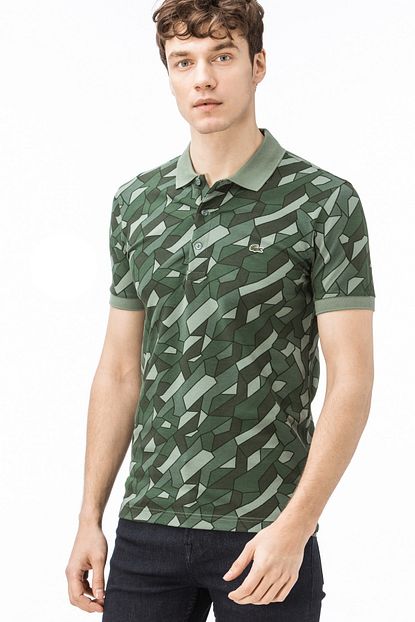 Lacoste Erkek Slim Fit Yesil Polo Trendyol