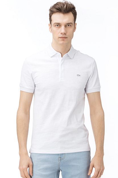 Lacoste Erkek Slim Fit Beyaz Polo Trendyol