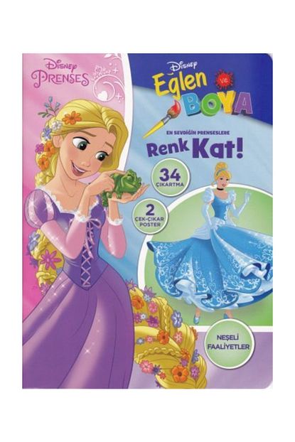 Dogan Egmont Yayincilik Disney Prenses Eglen Ve Boya Trendyol