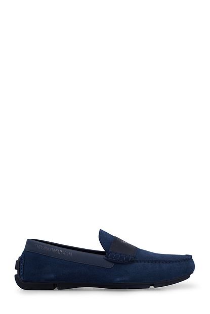 Emporio Armani Lacivert Erkek Loafer Ayakkabi Trendyol