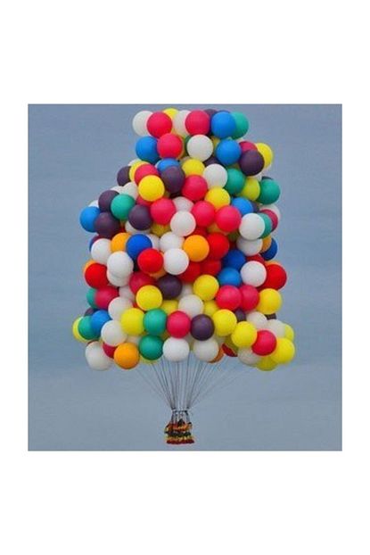 Partini Sec 50 Adet Karisik Renk Ucan Balon Dogum Gunu Parti Balonu Trendyol