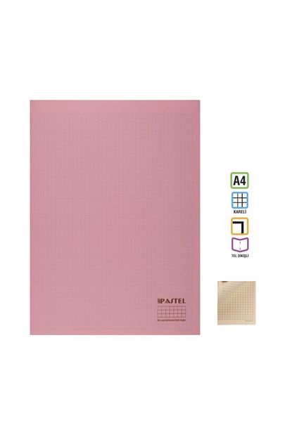 Keskin Color Keskin A4 Defter 60 Yp Kareli Pp Kpk Hafif Kagit Pastel Pembe Trendyol