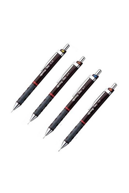 Rotring Tikky Mekanik Kursun Kalem 0 9 1 0 Mm Bordo Trendyol