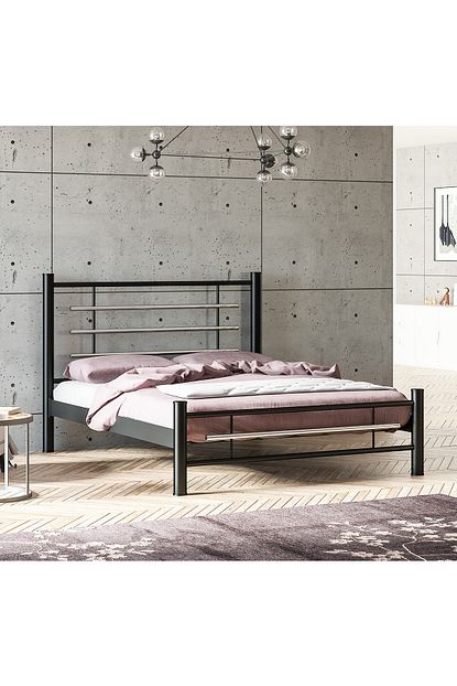 Fano Oslo 100x200 Metal Karyola Tek Kisilik Ferforje Tarz Yatak Trendyol