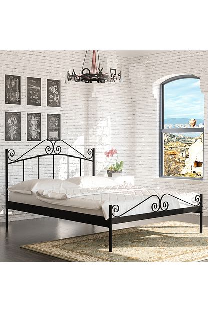 Fano Paris 140x200 Ferforje Metal Karyola Cift Kisilik Ferforje Yatak Trendyol