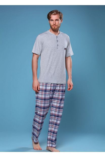 Pelin Erkek Kisa Kollu Yazlik Modal Pijama Takimi Trendyol