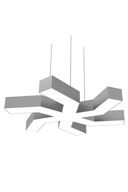 Hegza Lighting Bandello Gri Kasa 6500k Led Sarkit Avize Trendyol