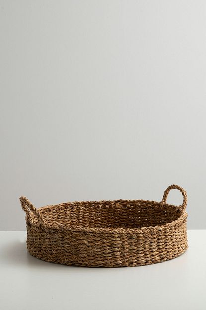 Chakra Lana Yuvarlak Tepsi L Natural 51x10 Trendyol