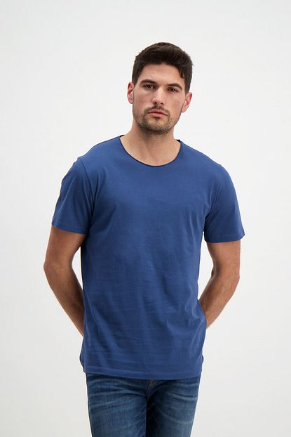 Rich Giyim Lacivert Erkek Basic T Shirt Trendyol