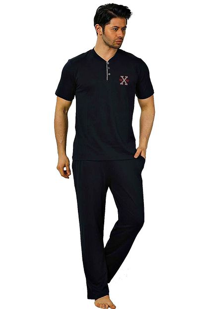 Alimer Yazlik Kisa Kollu Erkek Pijama Takimi Kutulu Ceyizlik Model Trendyol